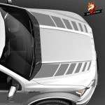 PVC Vinyl Auto Side Car Sticker Sport Stripes Car Sti3pc Car Accessories Decals Graphic Vinyl Decals Hood Scoop Claw Scratches Graphic Vinyl for FORD F150 2015-2018